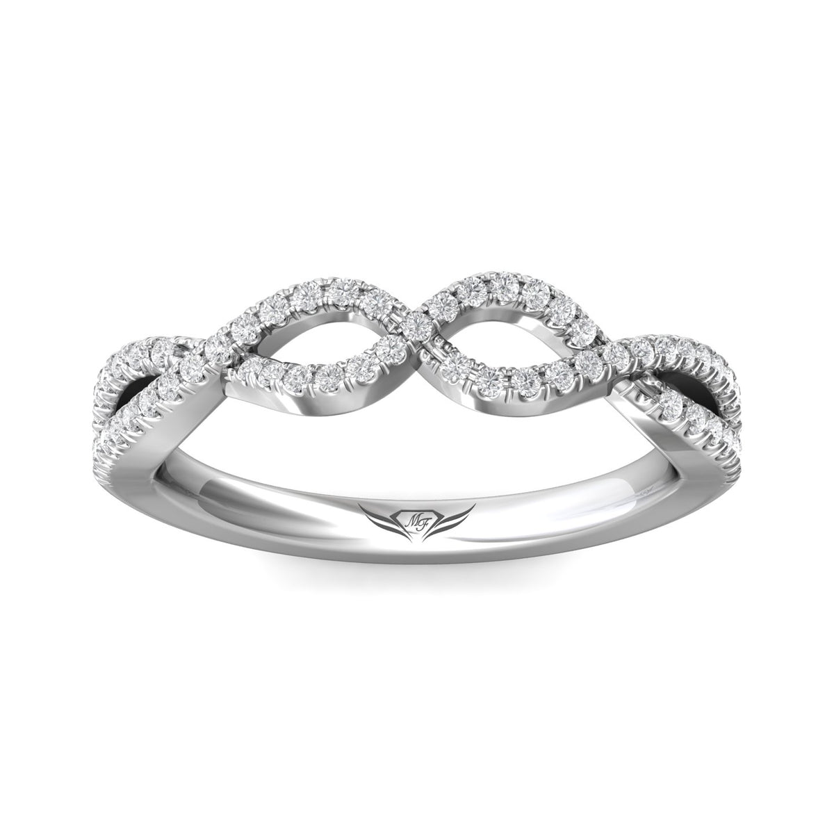 1/4ct. t.w. Diamond Wedding Ring in 14K White Gold