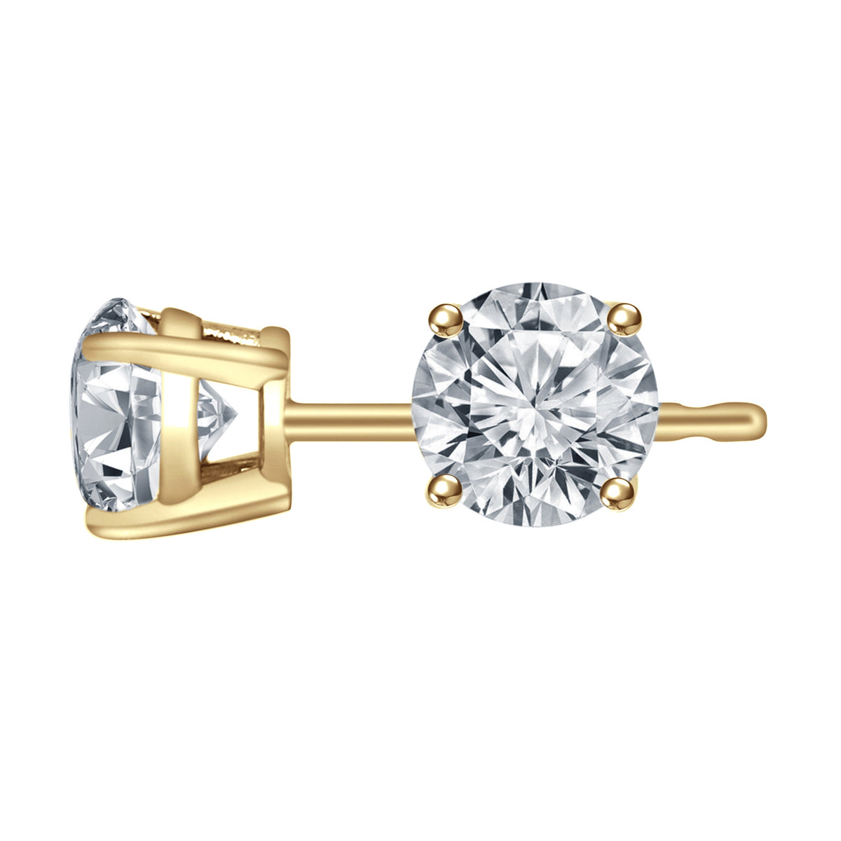 5/8ct. t.w. Diamond Stud Earrings in 14K Yellow Gold