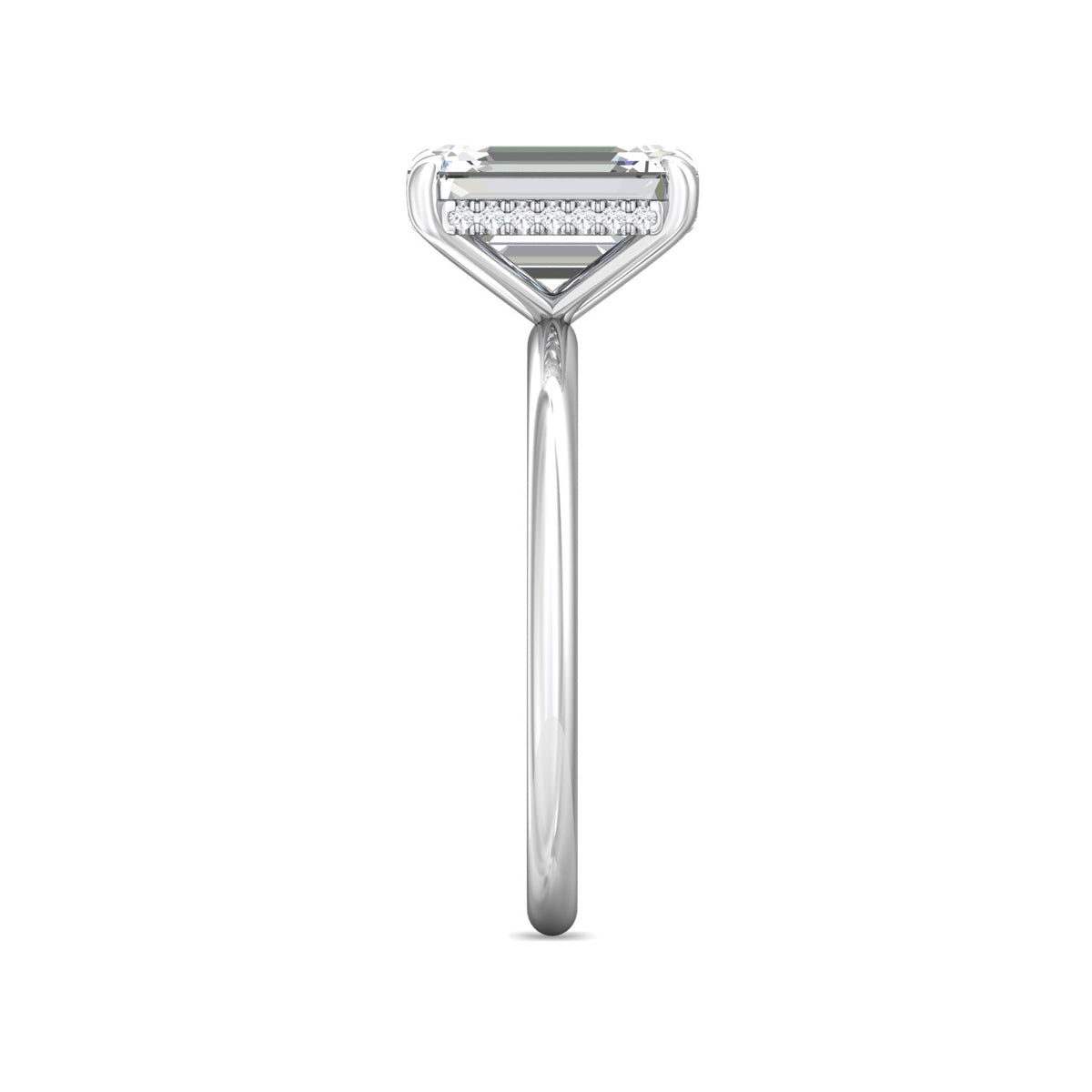 1/14ct. t.w. Diamond Engagement Ring in 14K White Gold