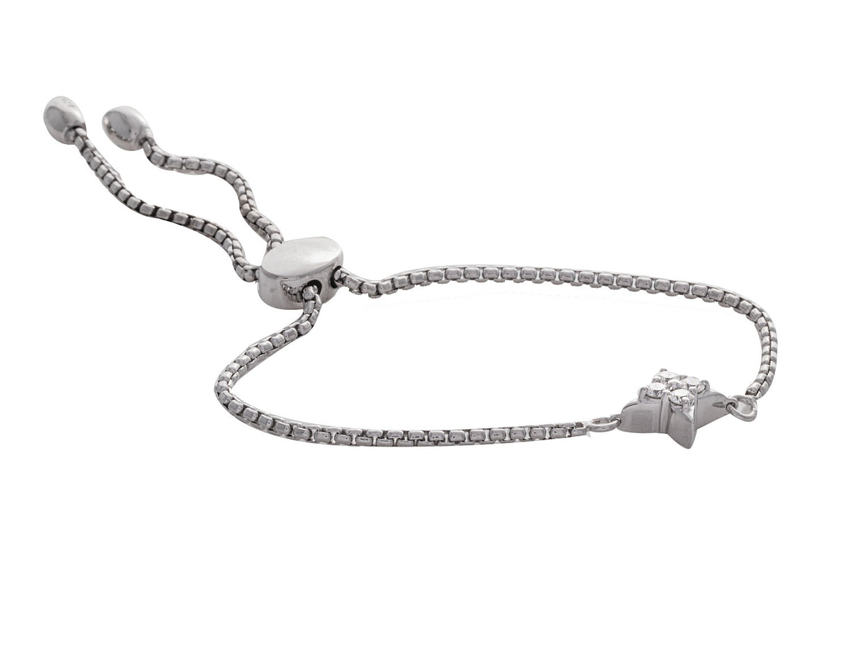 1/4ct. t.w. Diamond Bracelet in Sterling Silver