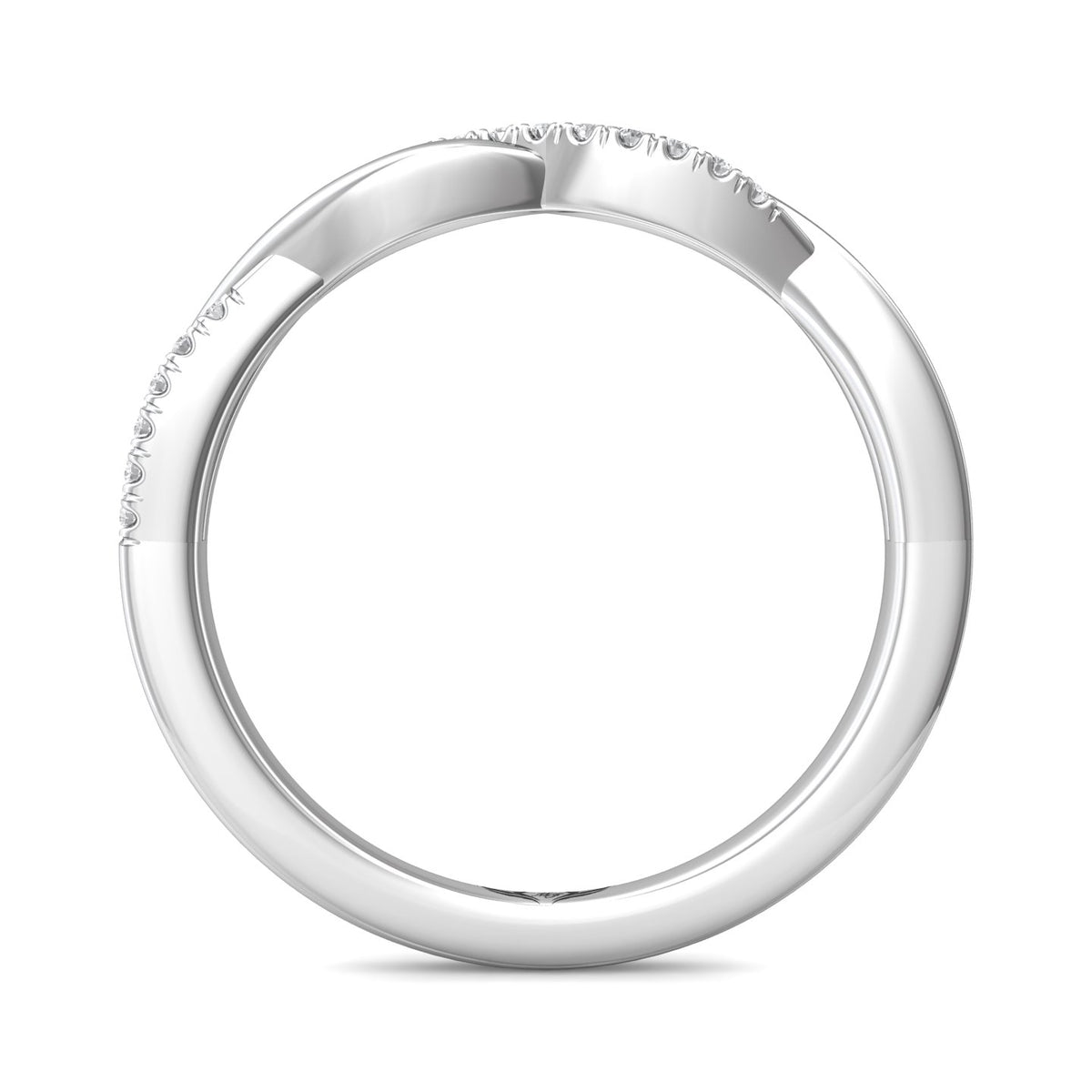 1/10ct. t.w. Diamond Wedding Ring in 14K White Gold