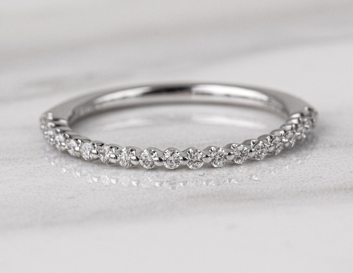 1/5ct. t.w. Newborn Lab Created Diamond Wedding Band in 14K White Gold