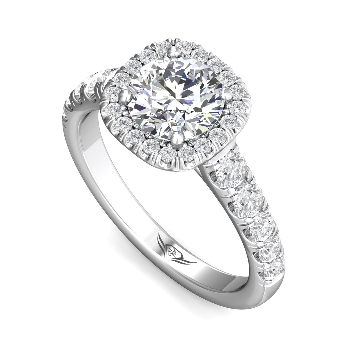 3/4ct. t.w. Diamond Engagement Ring in 14K White Gold
