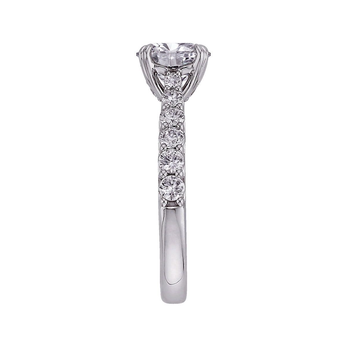 5/8ct. t.w. Diamond Engagement Ring in 14K White Gold