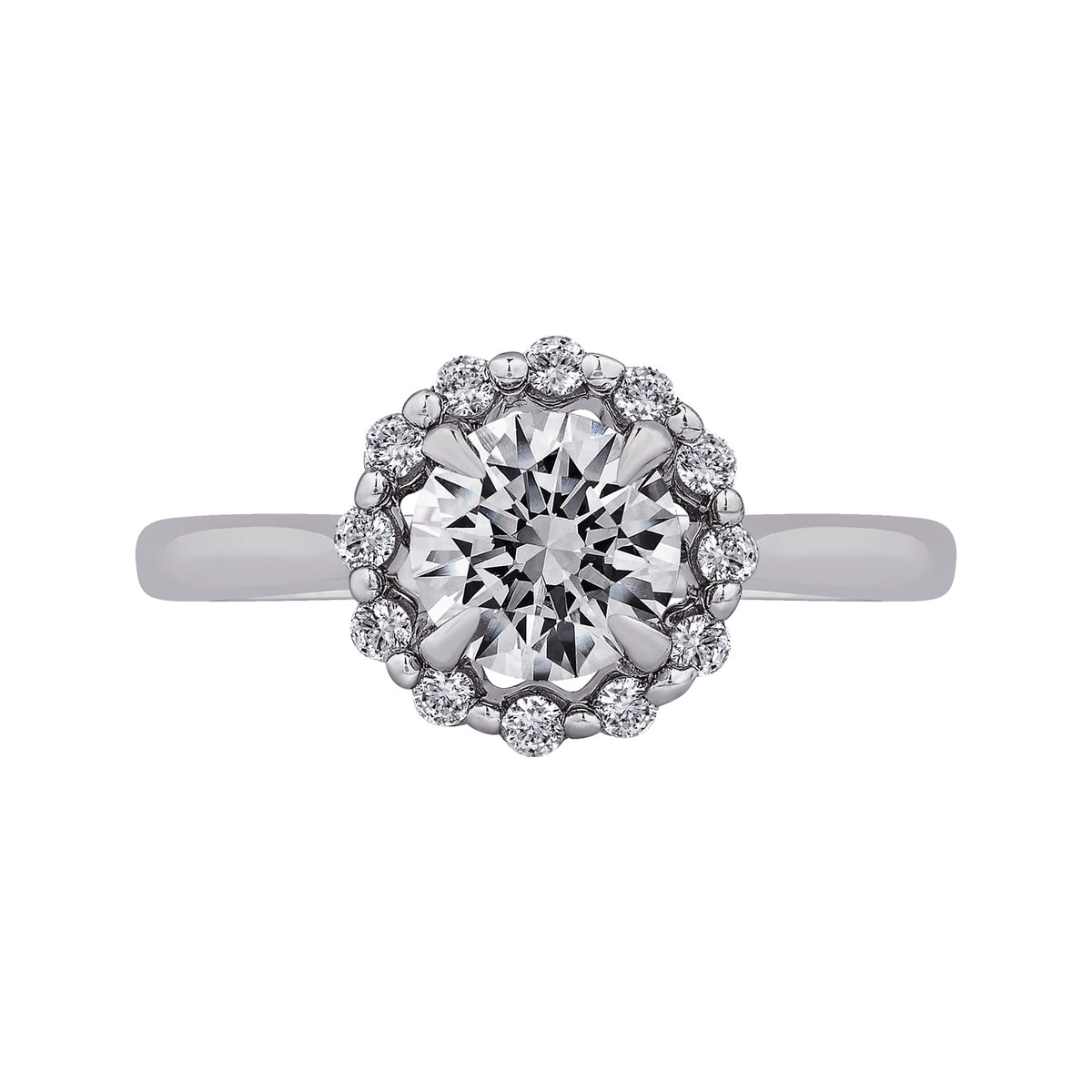 1/4ct. t.w. Diamond Engagement Ring in 14K White Gold
