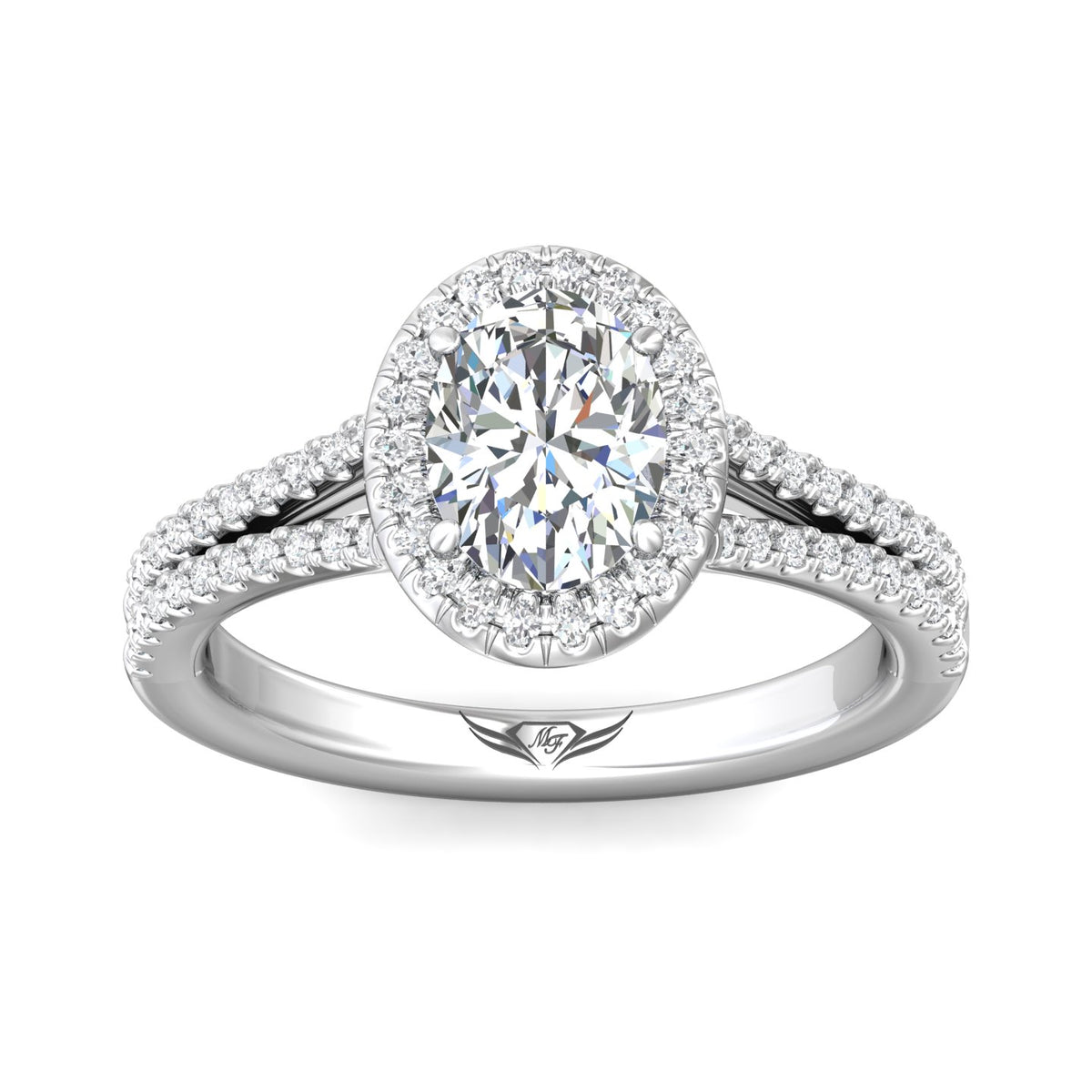 1/3ct. t.w. Diamond Engagement Ring in 14K White Gold