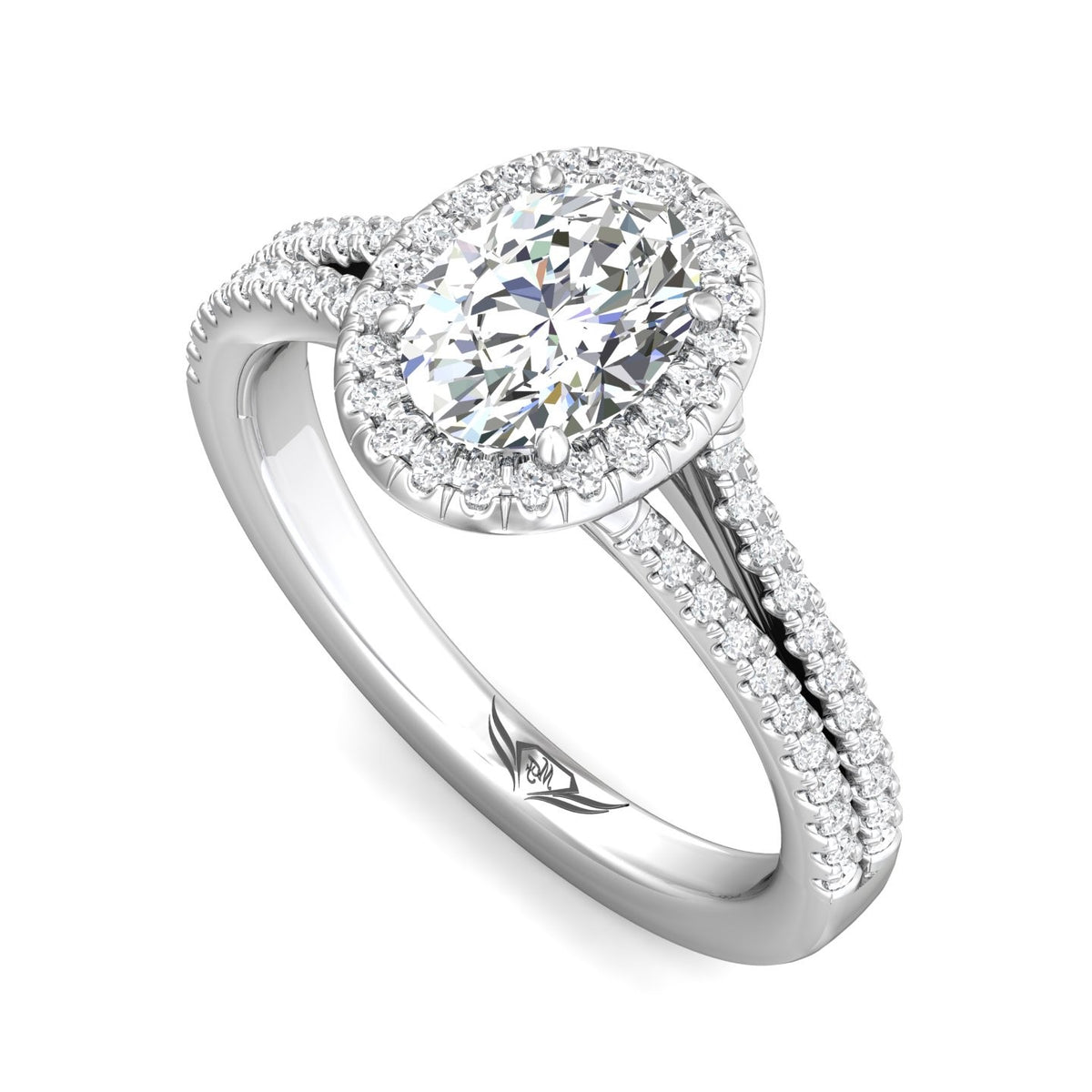 1/3ct. t.w. Diamond Engagement Ring in 14K White Gold