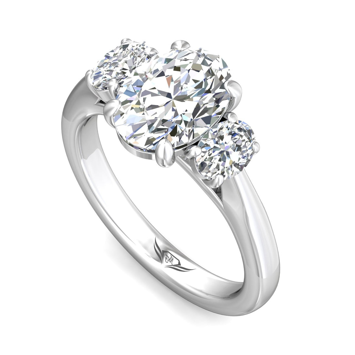 5/8ct. t.w. Diamond Engagement Ring in 14K White Gold