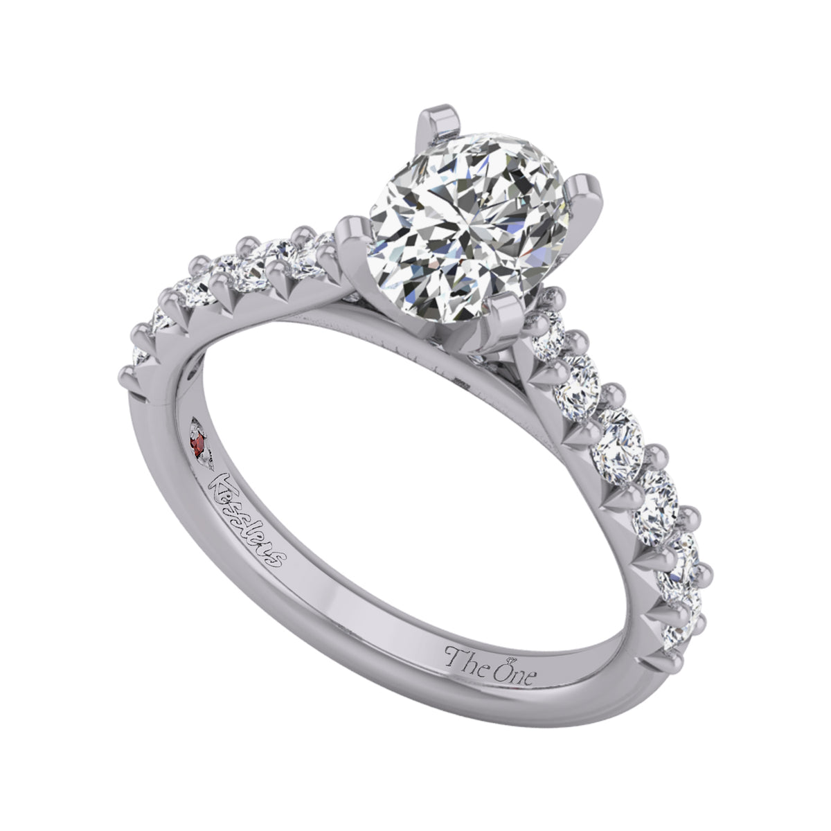 5/8ct. t.w. Diamond Engagement Ring in 14K White Gold