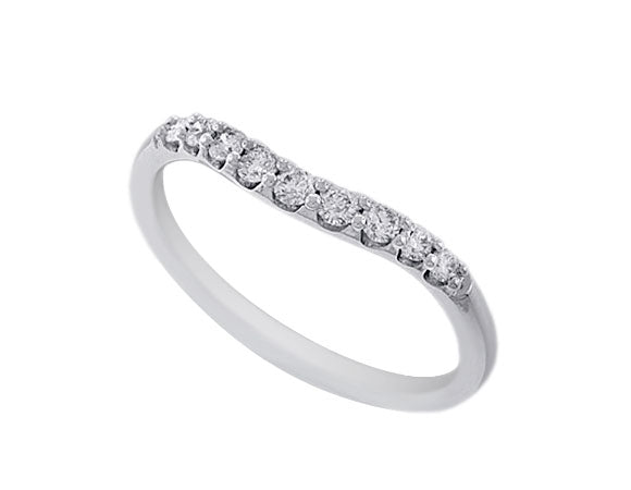 1/4ct. t.w. Round Diamond Anniversary Ring in 14K White Gold