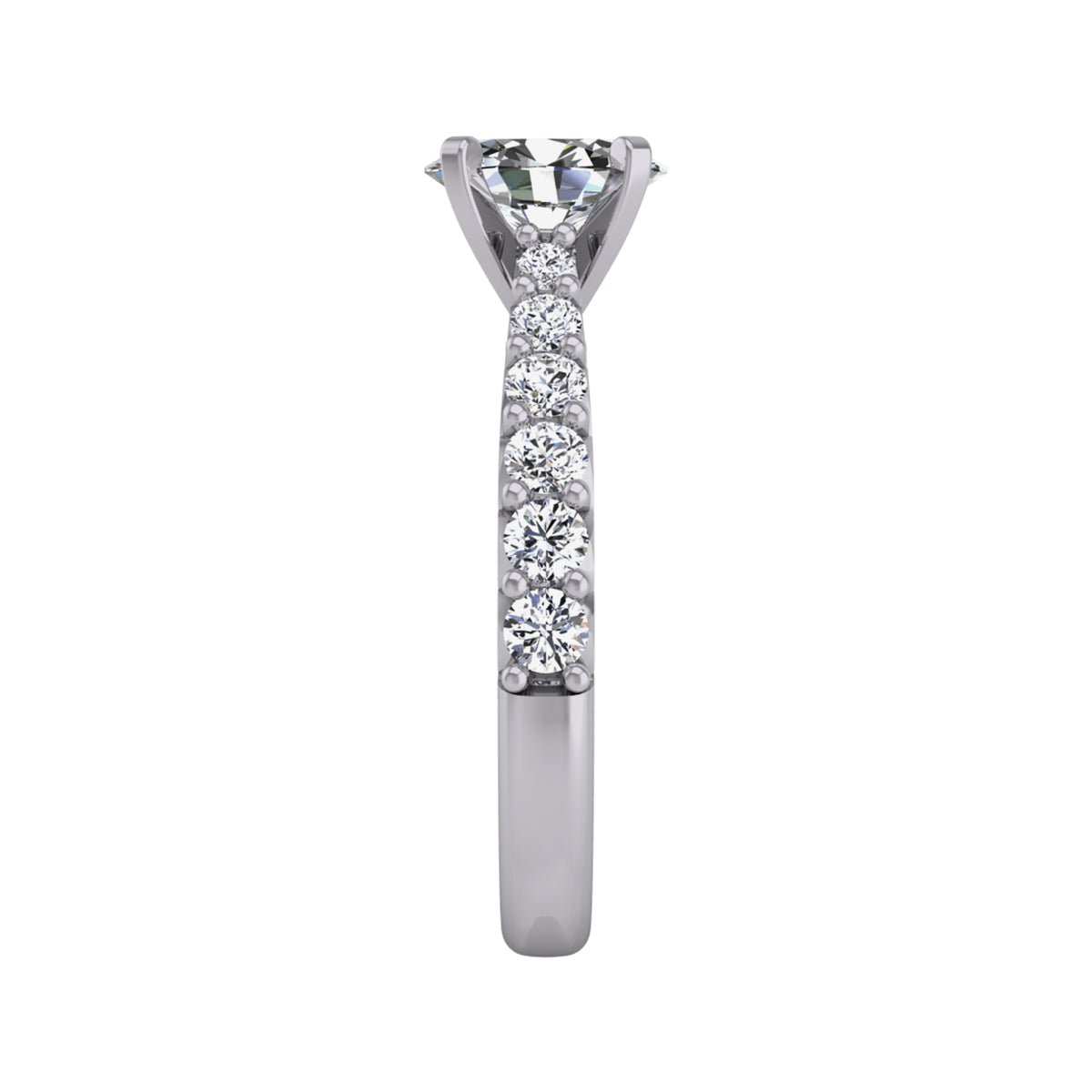 5/8ct. t.w. Diamond Engagement Ring in 14K White Gold