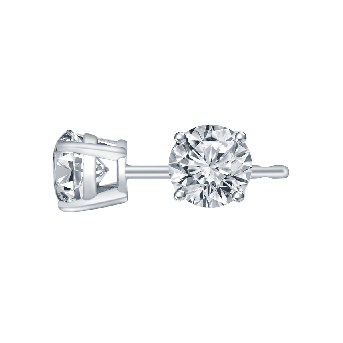 1/3ct. t.w. Diamond Stud Earrings in 14K White Gold