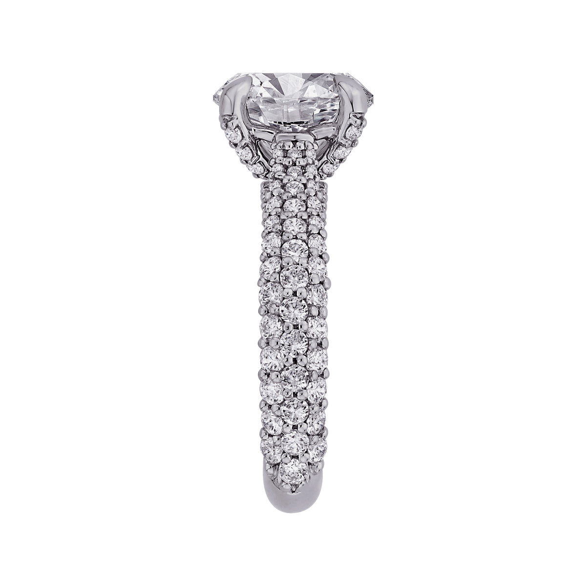1 1/3ct. t.w. Round Cut Diamond Engagement Ring in 14K White Gold