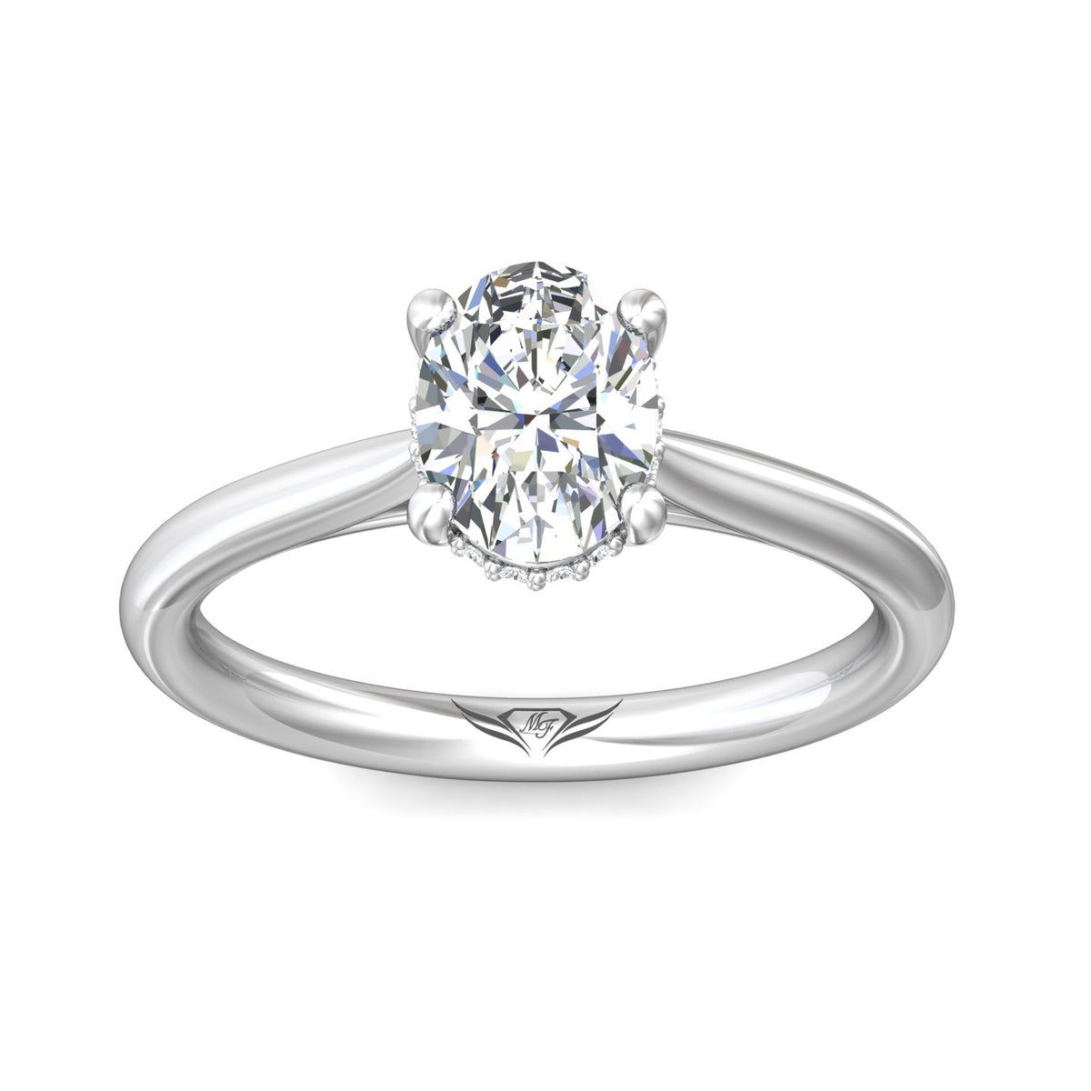 .05ct. t.w. Diamond Engagement Ring in 14K White Gold