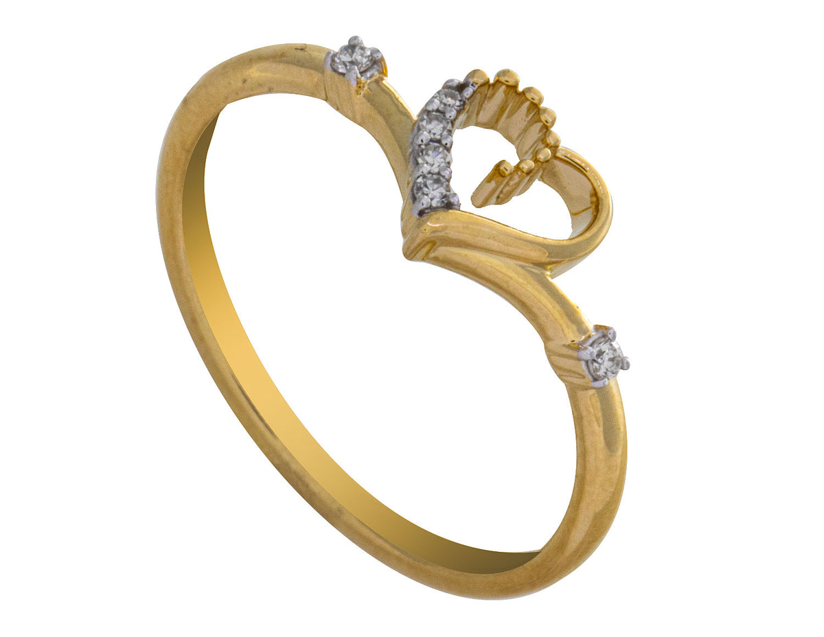 .04ct. t.w. Diamond Promise Ring in 10K Yellow Gold