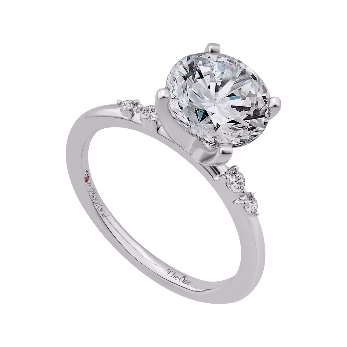 1/14ct. t.w. Diamond Engagement Ring in 14K White Gold