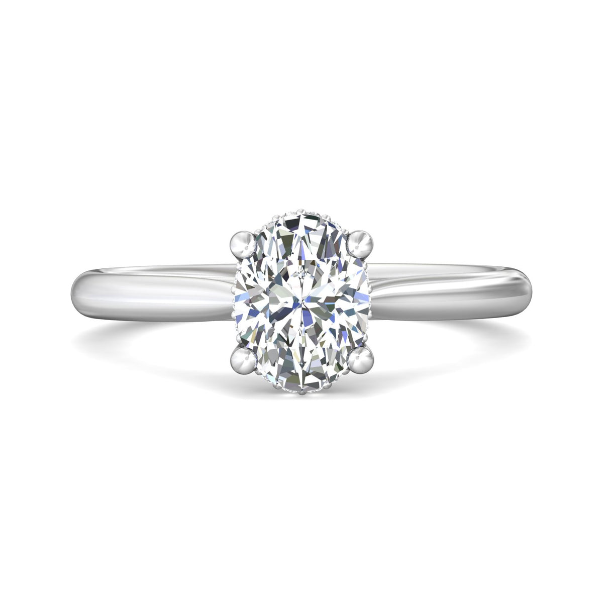 .05ct. t.w. Diamond Engagement Ring in 14K White Gold