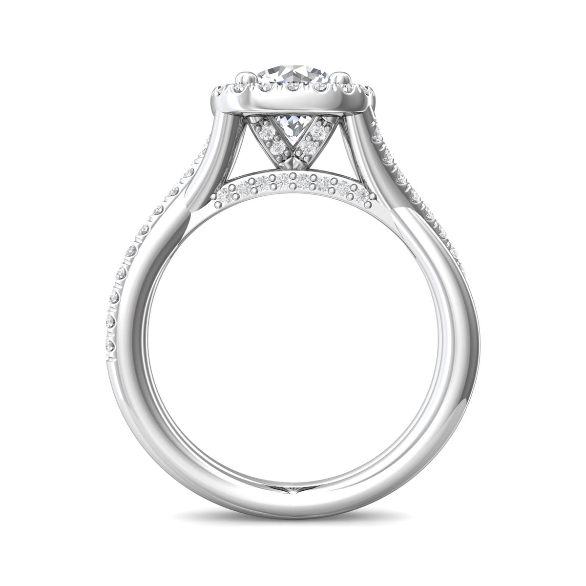 2/5ct. t.w. Diamond Engagement Ring in 14K White Gold