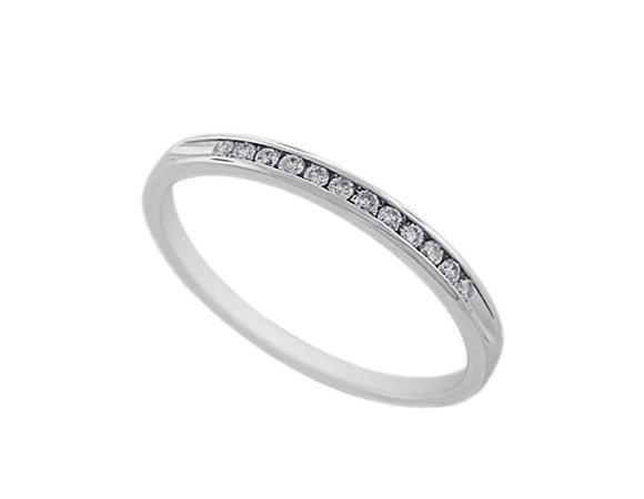 1/10ct. t.w. Round Diamond Ring in 14K White Gold