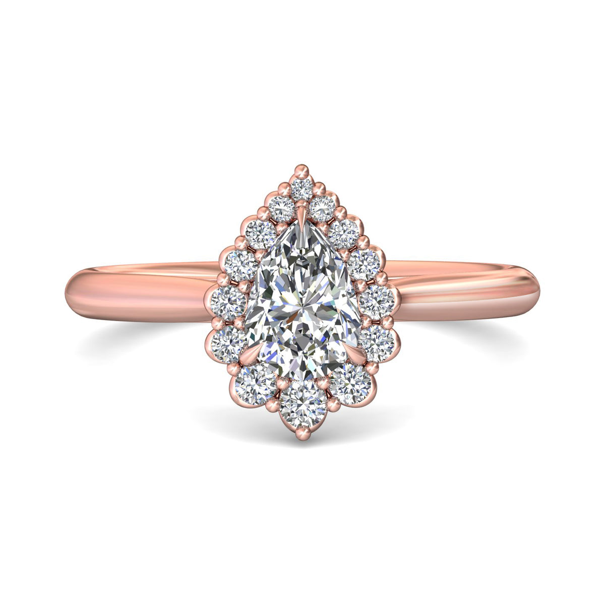 1/4ct. t.w. Diamond Engagement Ring in 14K Rose Gold