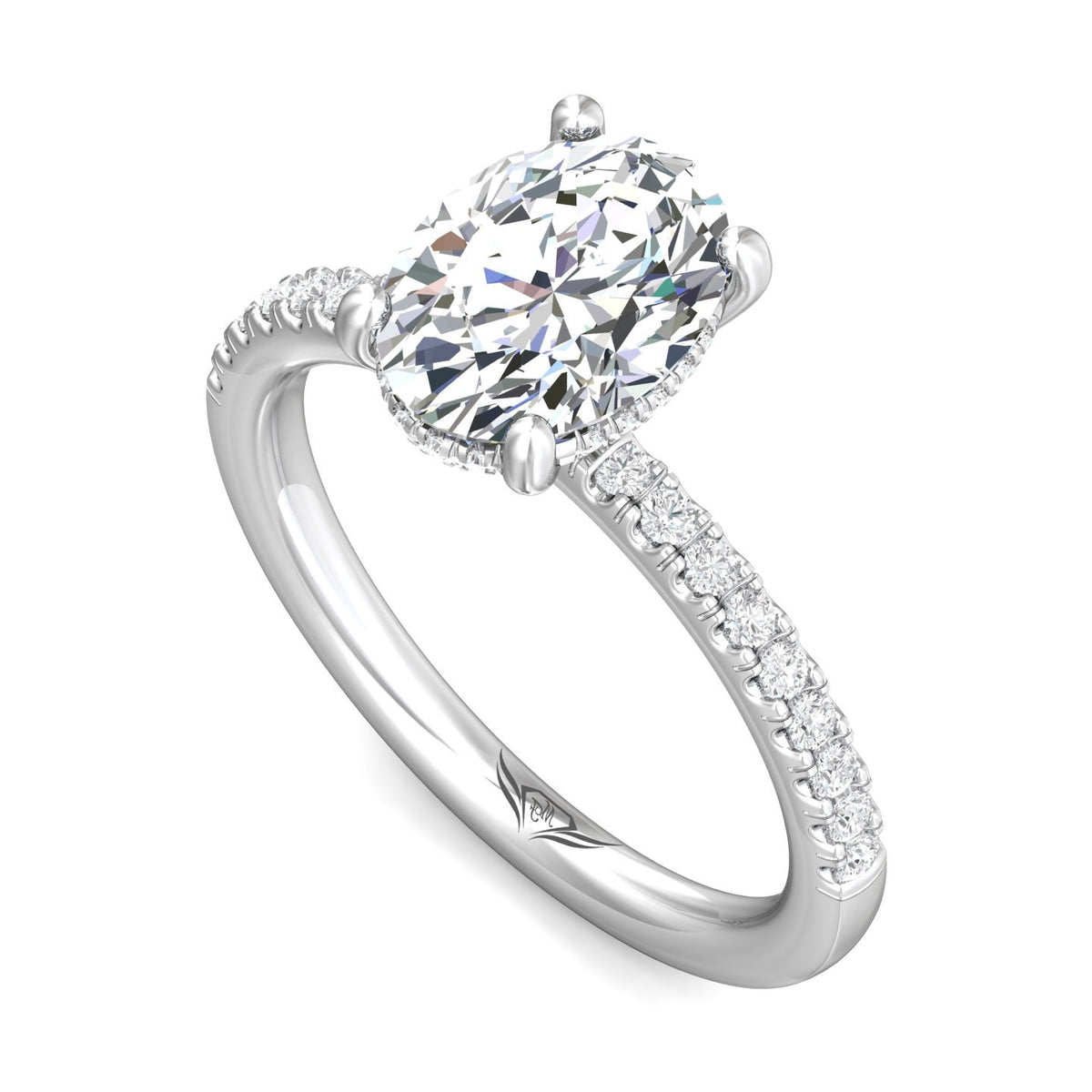 1/4ct. t.w. Diamond Engagement Ring in 14K White Gold