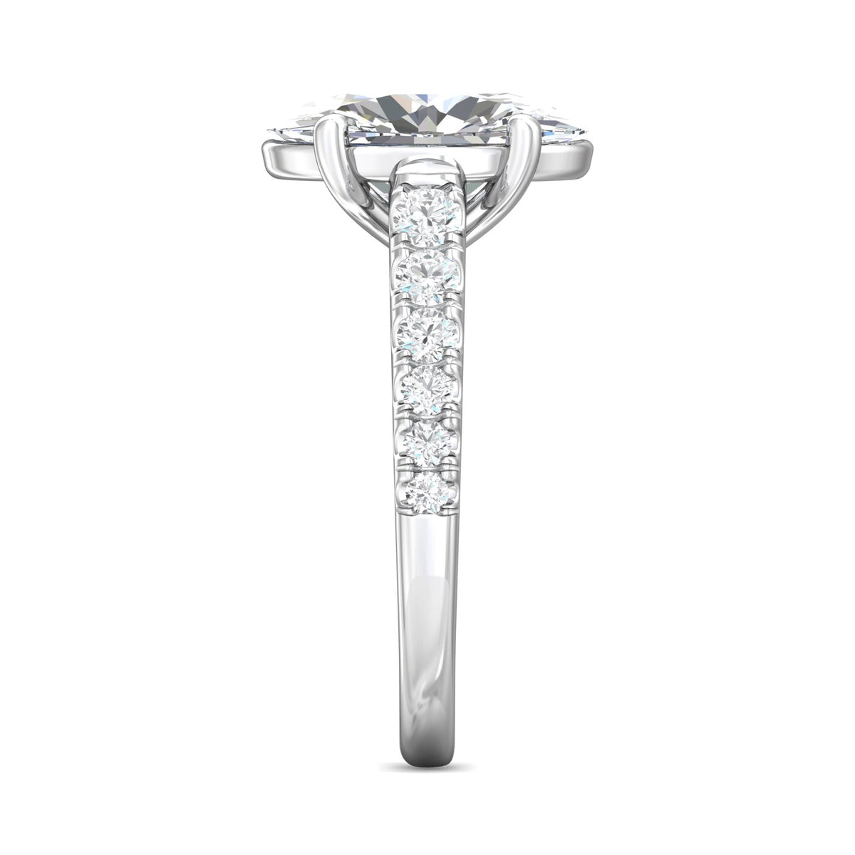 1/2ct. Diamond Engagement Ring in 14K White Gold