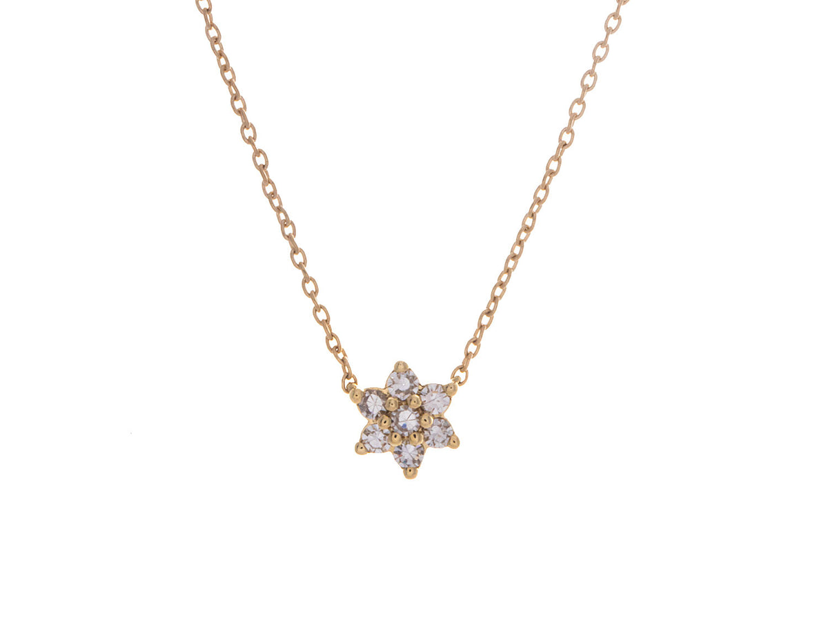1/8ct. t.w. Diamond Star Pendant in 10K Yellow Gold