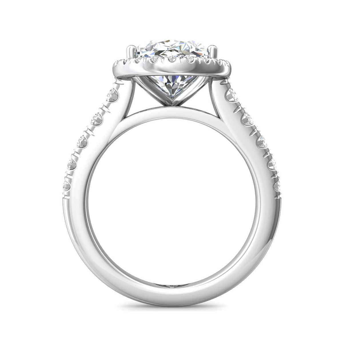 3/4ct. t.w. Diamond Engagement Ring in 14K White Gold