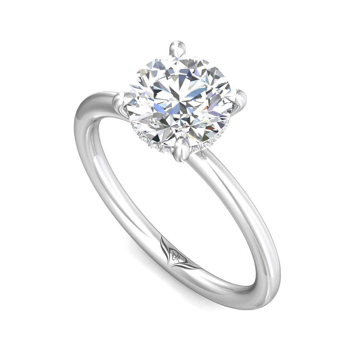 .06ct. t.w. Diamond Engagement Ring in 14K White Gold