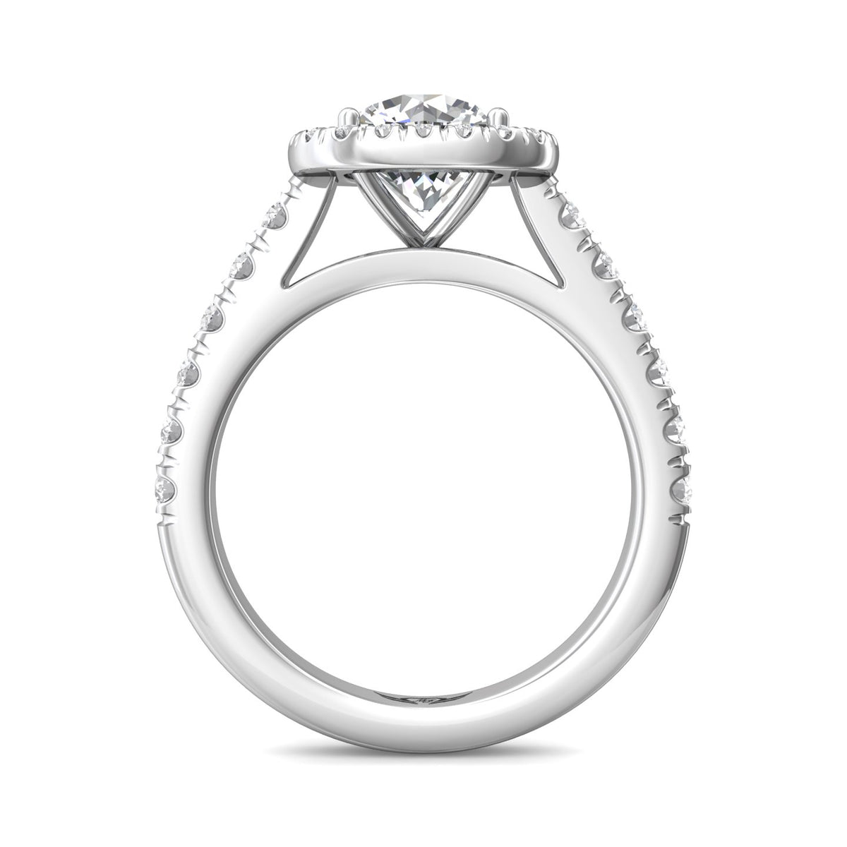 3/4ct. t.w. Diamond Engagement Ring in 14K White Gold
