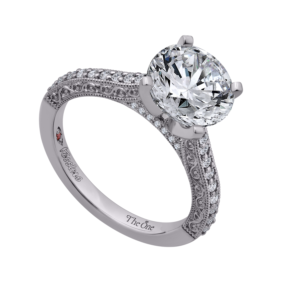 1/4ct. t.w. Diamond Engagement Ring in 14K White Gold