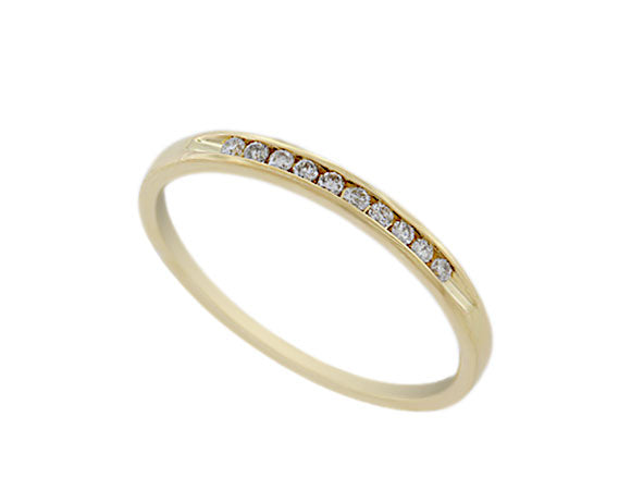 1/10ct. t.w. Round Diamond Ring in 14K Yellow Gold