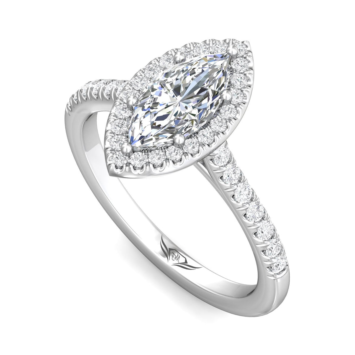 2/5ct. t.w. Diamond Engagement Ring in 14K White Gold