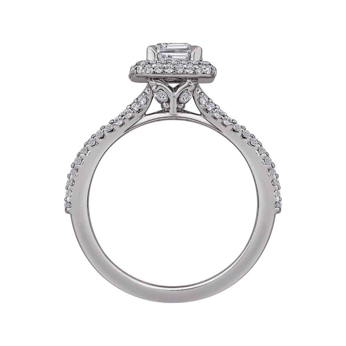 1/2ct. t.w. Diamond Engagement Ring in 14K White Gold