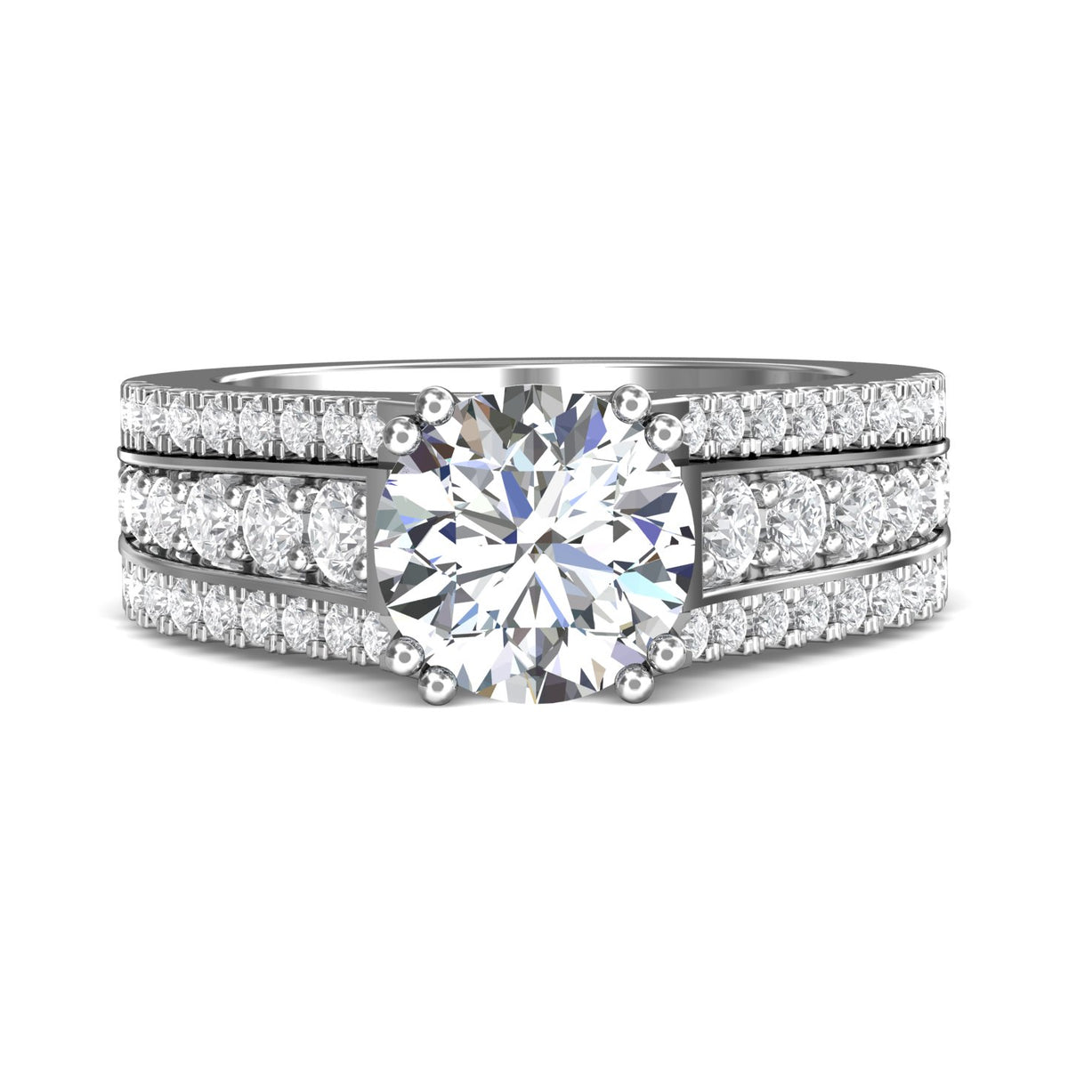 .04ct. t.w. Diamond Engagement Ring in 14K White Gold