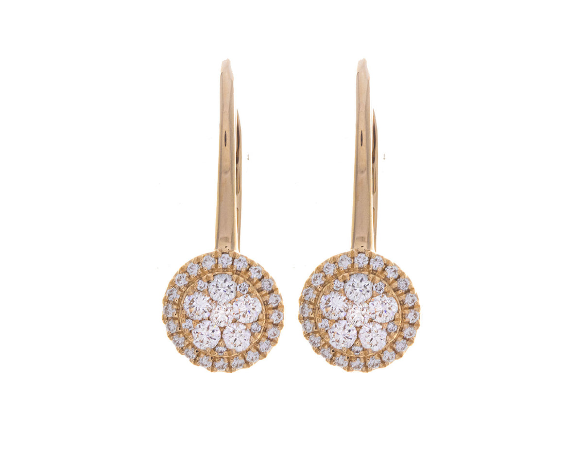 5/8ct. t.w. Diamond Drop Earrings in 14K Yellow Gold