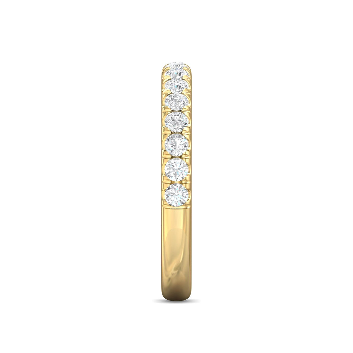 1/2ct. t.w. Round Cut Diamond Wedding Ring in 14K Yellow Gold