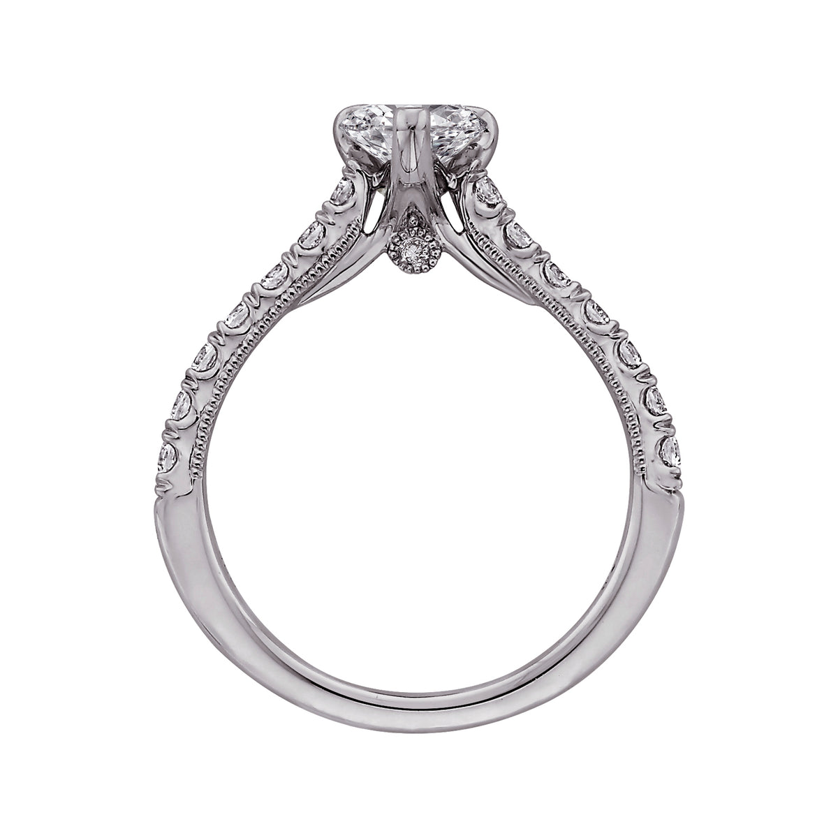 1/2ct. t.w. Diamond Engagement Ring in 14K White Gold
