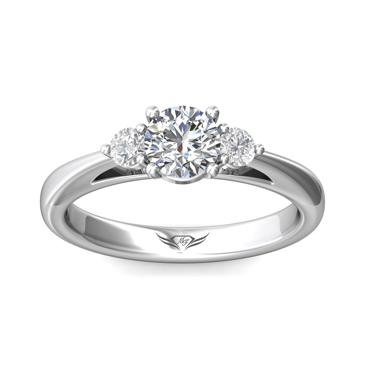 1/5ct. t.w. Diamond Engagement Ring in 14K White Gold