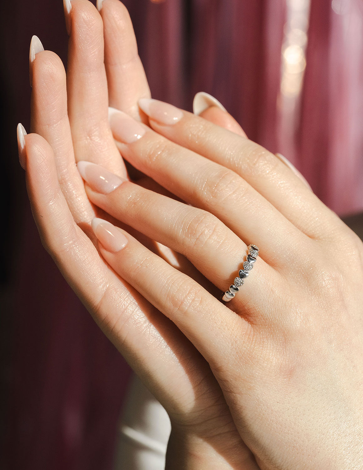 .05ct. t.w. Diamond Heart Ring in Sterling Silver