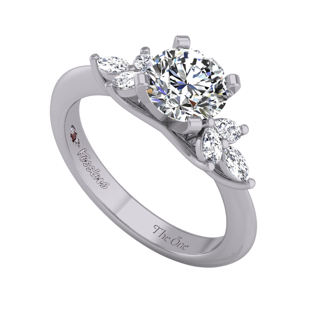 1/4ct. t.w. Diamond Engagement Ring in 14K White Gold