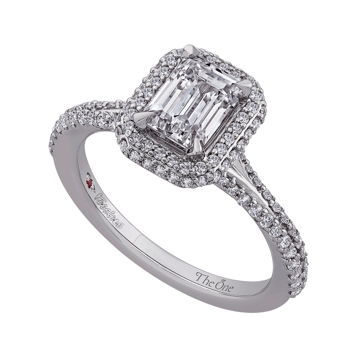 1/2ct. t.w. Diamond Engagement Ring in 14K White Gold