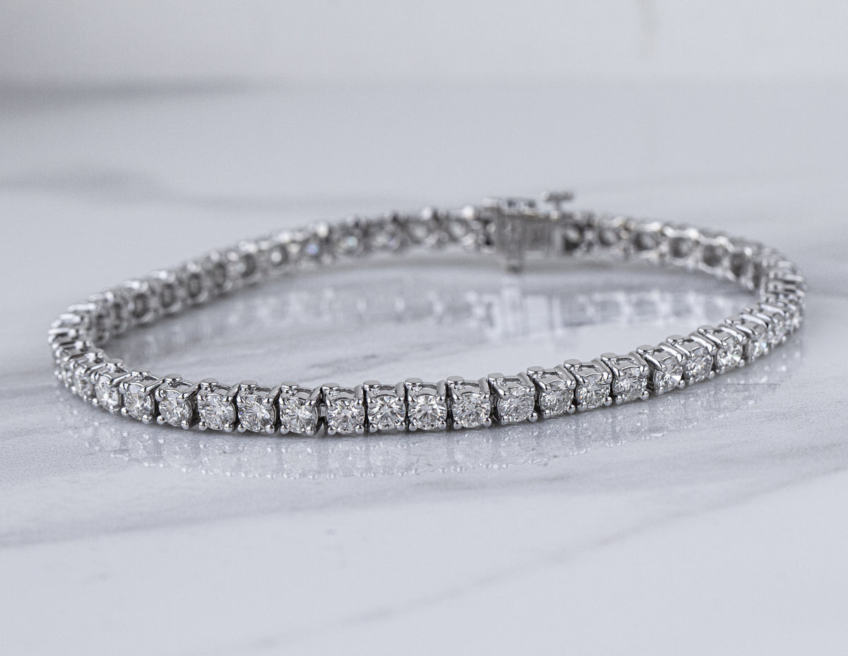 7ct. t.w. Diamond Tennis Bracelet in 14K White Gold