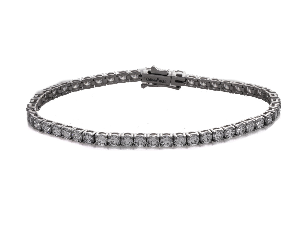7ct. t.w. Diamond Tennis Bracelet in 14K White Gold
