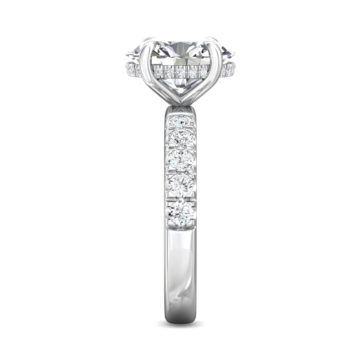 3/4ct. t.w. Diamond Engagement Ring in 14K White Gold