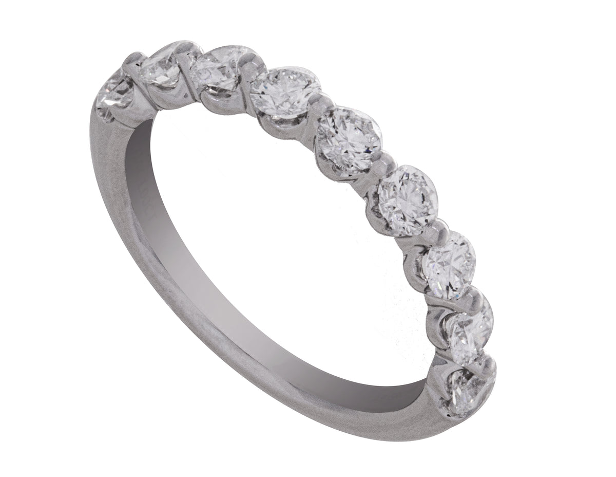 1ct. t.w. Newborn Lab Created Diamond Anniversary Ring in 14K White Gold