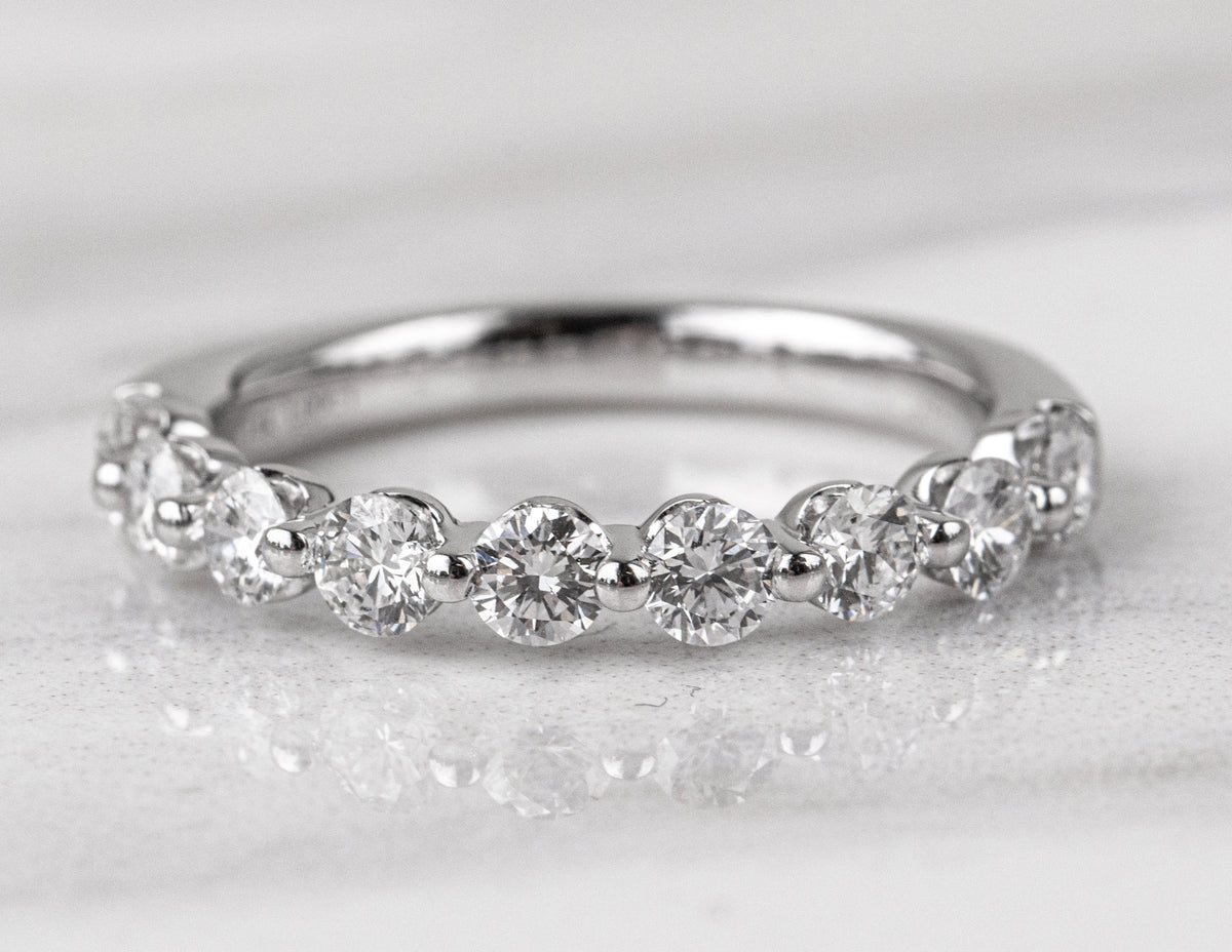 1ct. t.w. Newborn Lab Created Diamond Anniversary Ring in 14K White Gold