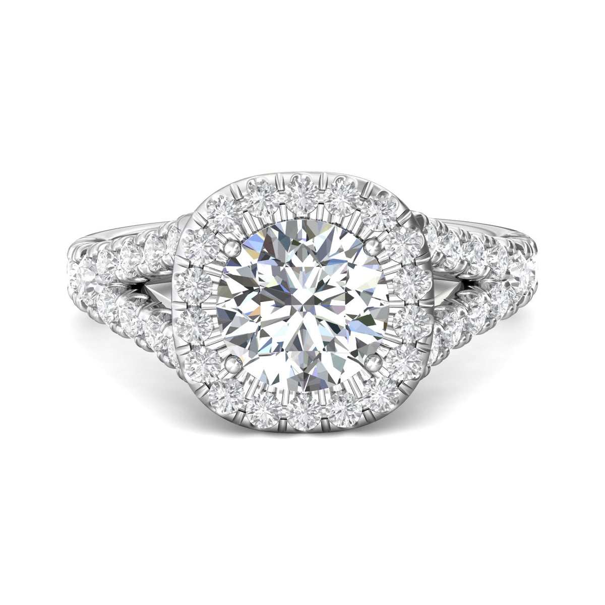5/8ct. t.w. Diamond Engagement Ring in 14K White Gold