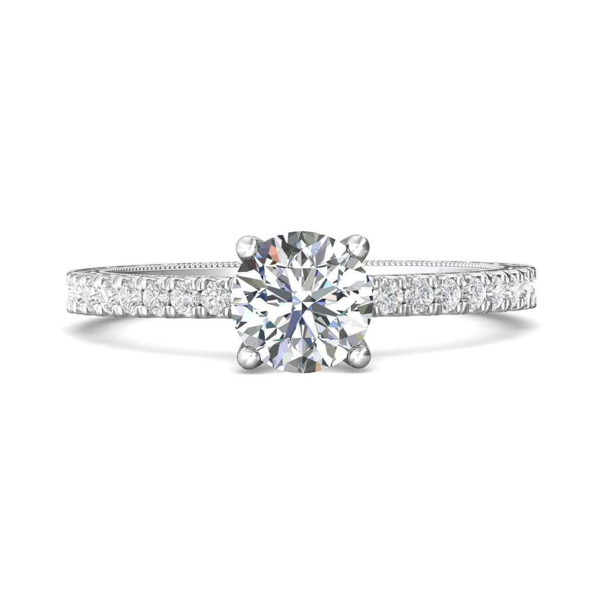 1/5ct. t.w. Diamond Engagement Ring in 14K White Gold