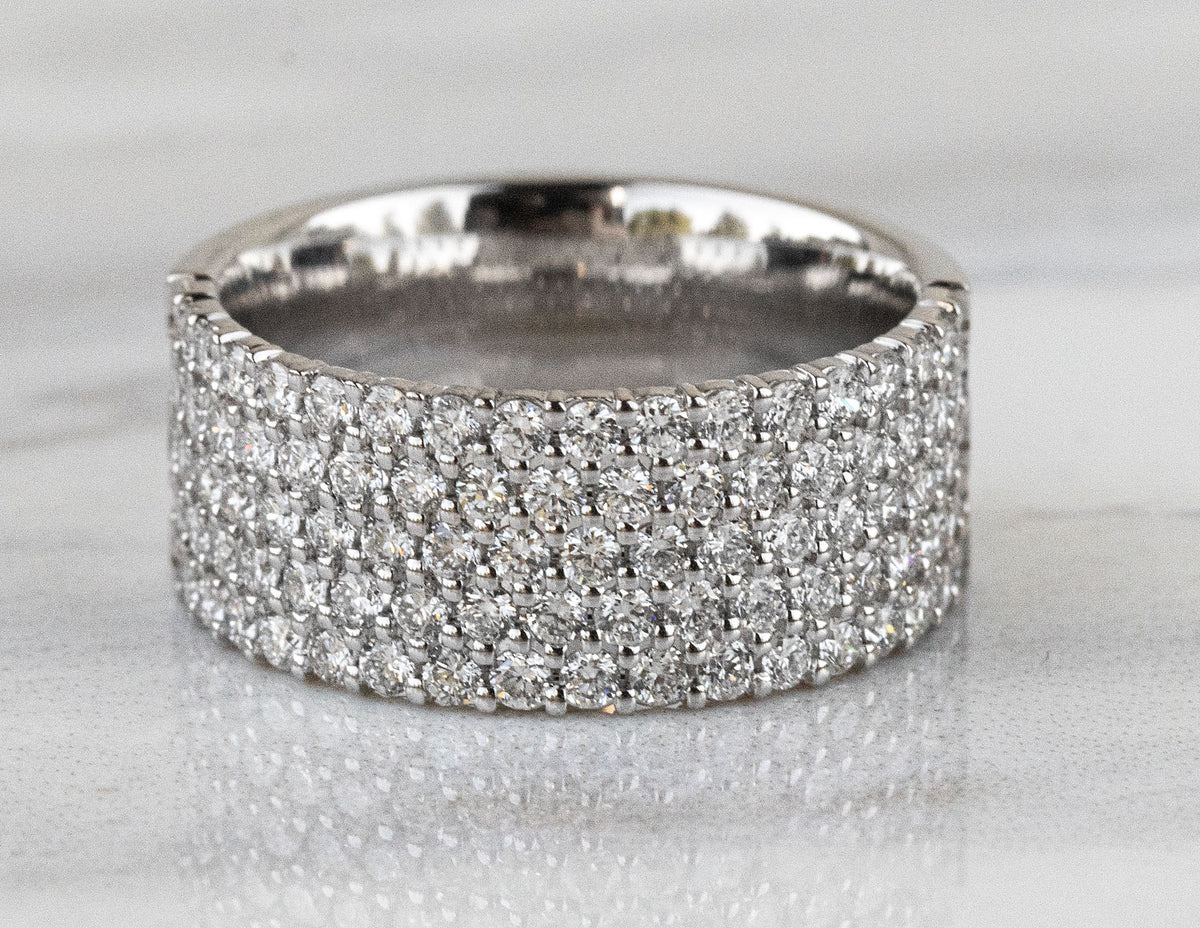 1 1/2ct. t.w. Diamond Anniversary Ring in 14K White Gold